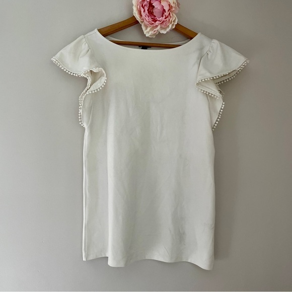 Ann Taylor Cap Sleeve Top Medium - Picture 1 of 6